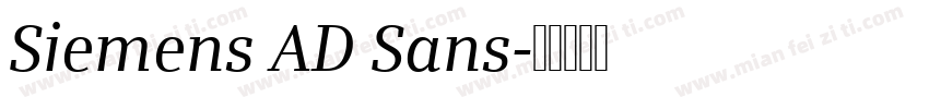 Siemens AD Sans字体转换